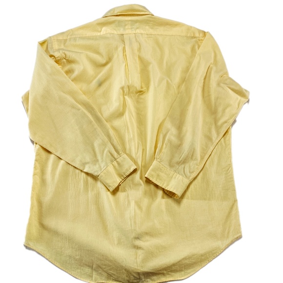 Canary * Polo Ralph Lauren YARMOUTH Long Sleeve Button Down Shirt - Sz 16 - Picture 5 of 5
